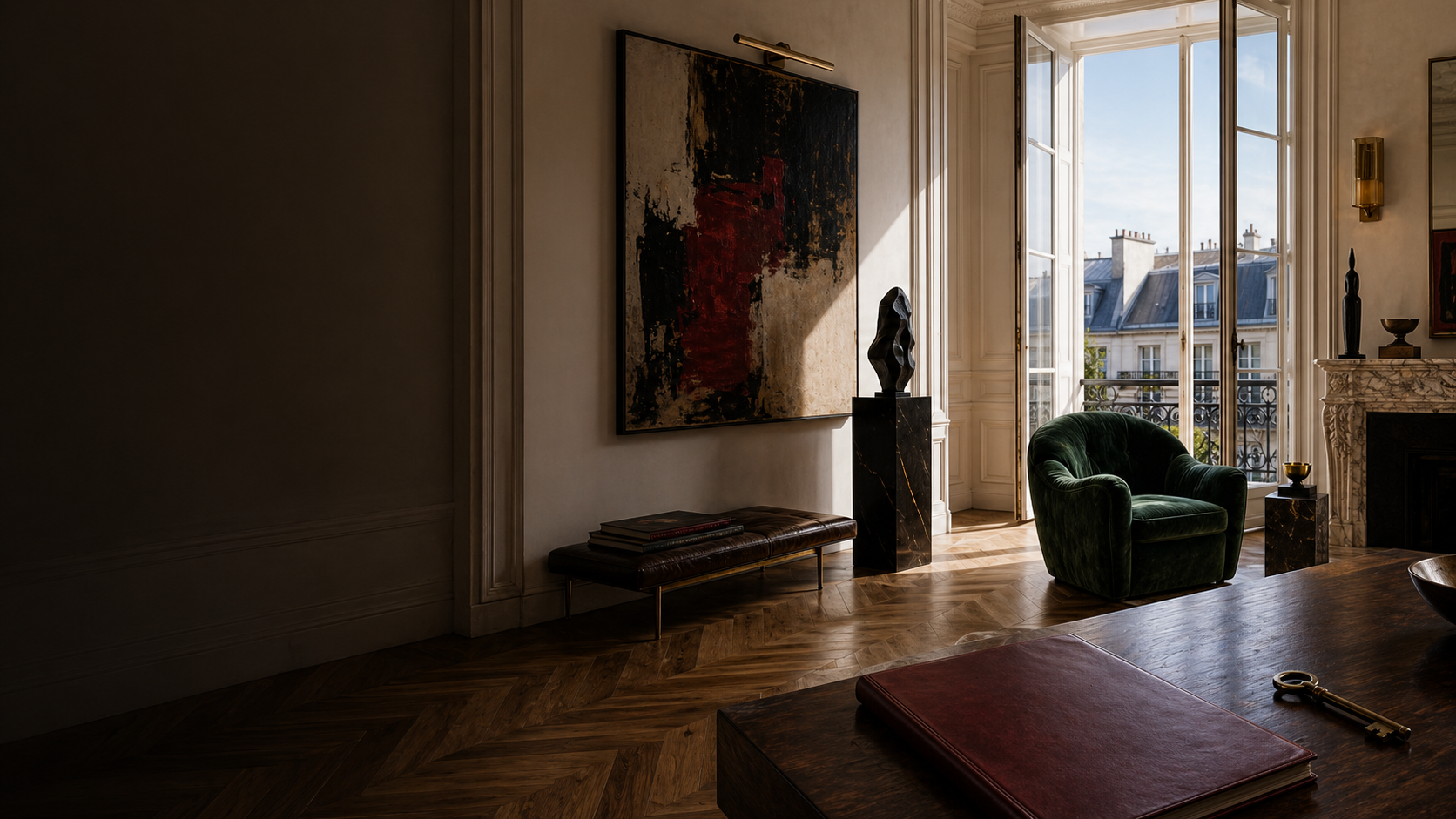 Rue des Saints-Pères private apartment website preview